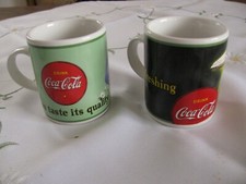 2 Coca Cola Espresso-Tassen, guter Zustand,  v. 2002