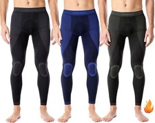 Ladeheid Herren Thermo Leggings Funktionsunterwäsche lange Unterhose Thermoaktiv