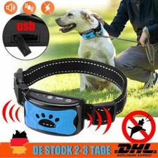 Automatisches Anti Bell Halsband Hunde Vibrationen Wiederaufladbar Halsbänder