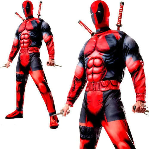 Deluxe deadpool herren kostüm - deluxe,