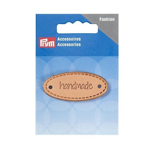 Prym label leder handmade - prym,