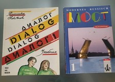 2x Lehrbuch Russisch DIALOG &
