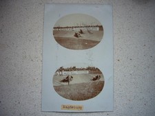24) Foto Postkarte um 1910 MAGDEBURG Rennstadion, FAHRRAD Rennfahrer GOOR & BRUM