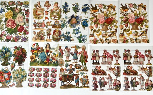 Diverse glanzbilder oblaten - diverse,