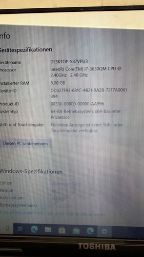 Notebook toshiba satellite - toshiba,