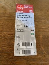 Used Sammler Ticket 1. FC