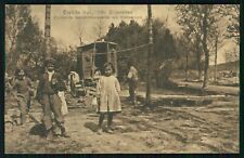 AK 1.WK Typische französische Eigenarten Wandernde Besenbinder Familie 1915