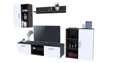 Kommode ikar wenge weiß - tv-kommode, wenge/weiß