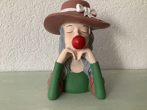 Pop art skulptur frau mit - art,