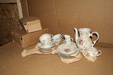 NEU DDR Kahla Service Perlmutt