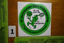 Alter Aufkleber Sport Tennis Verein Dortmunder STIFTS-Frühlings-Cup WR