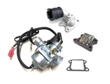 12mm Ersatz Vergaser Ansaugstutzen Set für Peugeot Speedfight 1 2
