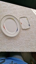 Villeroy boch bone china trio 2 Servierplatten