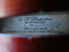 Alte Geige n. "ANTONIUS