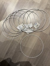 Metallringe Zum Basteln weiß 20 cm Durchmesser Neu