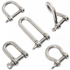 Schäkel Schaekel Sicherung Karabiner rund Befestigung Drahtseil Edelstahl V4A