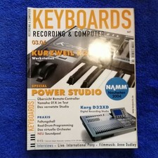 Keyboards 03-2004, Anne Dudley, Kurzweil K2661, Korg D32XD, microKONTROL