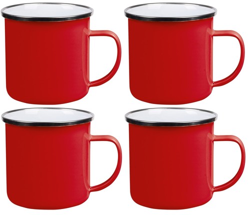 Emaille becher 350 ml - becher,
