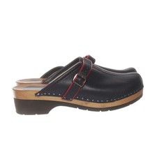 Clogs, Größe: 41, Blau, Leder, Damen -iGv