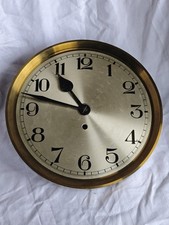 Mech. Uhrwerk + großes Zifferblatt mit Umrandung 28 cm !  +  Zeiger für Wanduhr 