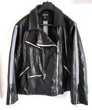 DAMEN Lederimitat Jacke , Gr