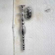 Kerzenhalter, Aluminium, Wand