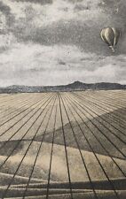 Eva Bittner, Flug über die Wüste, Radierung, signiert, num. & datiert, 1976 