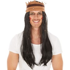 Perücke mit Haarband +