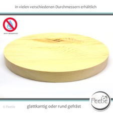 Holzscheibe kiefer leimholz - 1x,