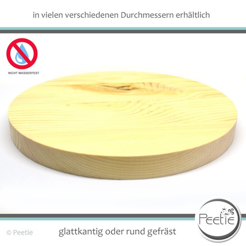 Holzscheibe kiefer leimholz - holzscheibe,