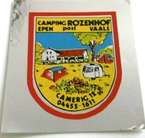Souvenir aufkleber camping - souvenir-aufkleber,