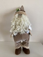 Weihnachtsmann XXL Nikolaus Figur Statur Weinachten Advent Stoff Kunstfell Samt