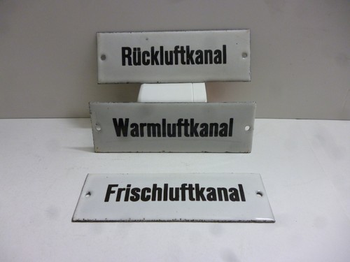 Original alte emailschilder - 3,