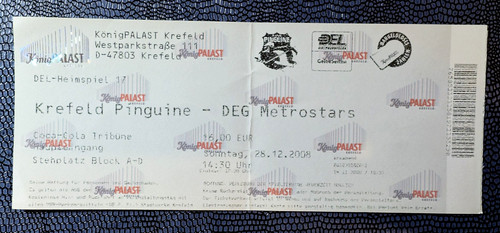 Eishockey ticket 08 - eishockey-ticket, 28.12.08