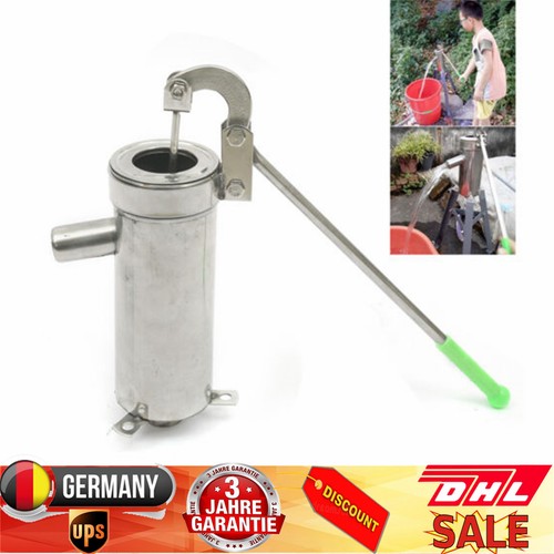 Edelstahl handschwengelpumpe - edelstahl,