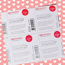 52 x Stück  Rossmann Rabatt