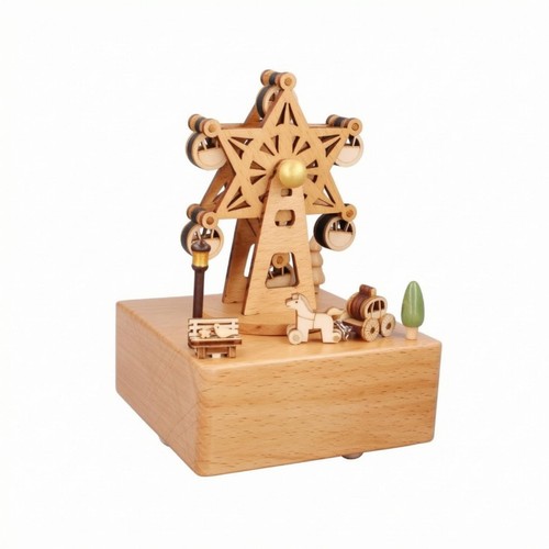 Holzspieluhr handgekurbelt - holzspieluhr,