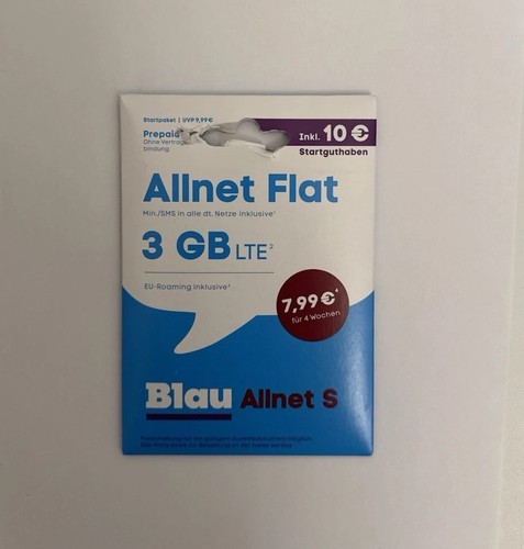 Blau sim karte 10 - sim,