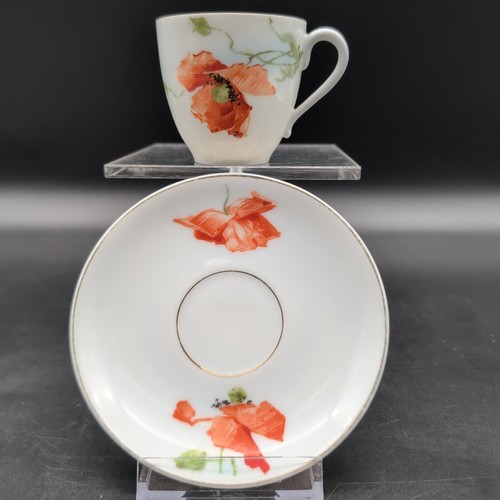 Mokkatasse jugendstil mohn - jugendstil,