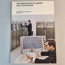 AEG Telefunken 5. Beiheft Datenverarbeitung 1969. TR 440, TR 86, RA 770, HRS 860