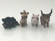 Jungle In My Pocket Familie 4 x Tiere Dschungel Nilpferd Hyäne schwarzer Puma