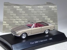 (SB-79) Starline Fiat 2300 S Cabriolet 1962 platingrau metallic in 1:43 in OVP