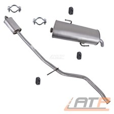 AUSPUFFANLAGE MITTEL- ENDSCHALLDÄMPFER FÜR PEUGEOT 206 CC 1.6 16V BJ 00-05