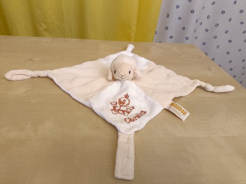 Schaf schmusetuch beige - beige, weiß