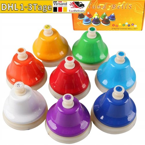 Handglocken musikspielzeug - 8x,