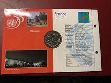 Frankreich 5 Francs 1995-50 Jahre Vereinte Nationen-Coincard