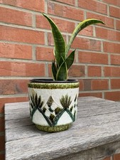 Keramik Blumentopf - Vintage Übertopf - 70erJahre - ES Keramik - Jugendstil Art