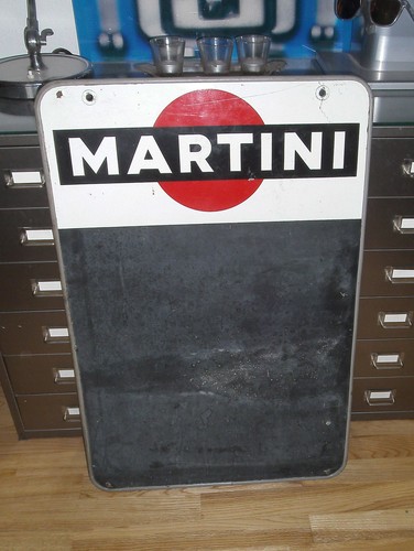 Kreidetafel werbetafel martini - werbetafel,