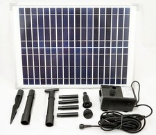 Solar Pumpensystem Napoli Teichpumpe Solar mit 4 Steigrohren und 2 Sprinklern