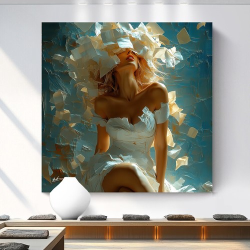 Leinwand bild frau - frau, erotik